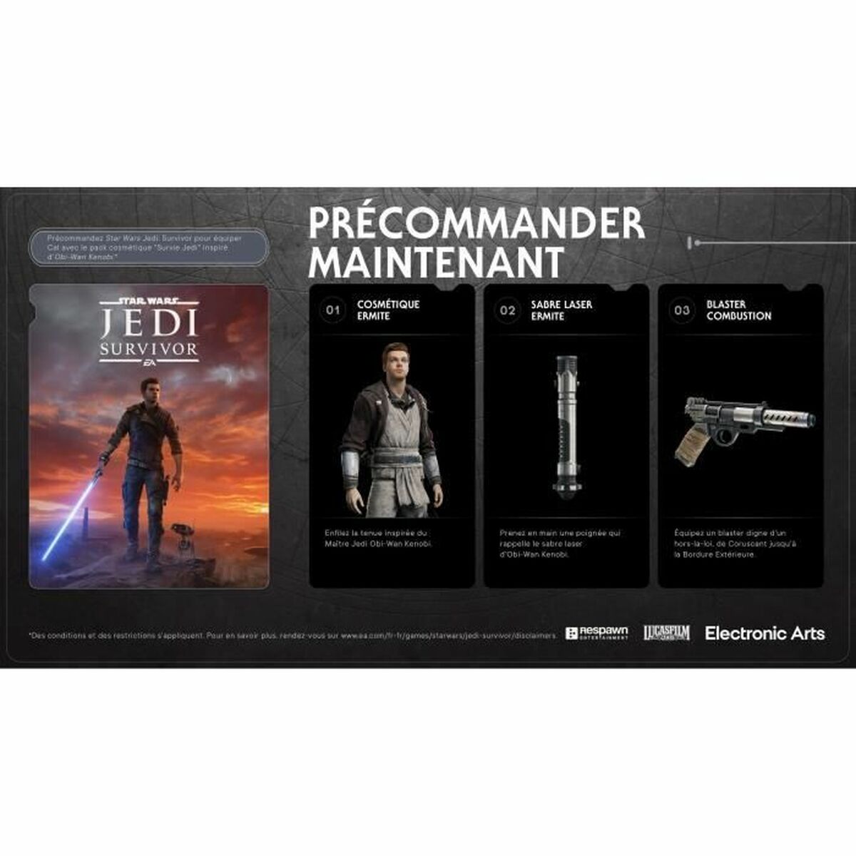 Videogioco PlayStation 4 Electronic Arts Star Wars Jedi Survivor